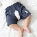 Baby shorts summer thin outwear male and female baby open crotch half length pants summer 1 to 2 years old infant crotch pants