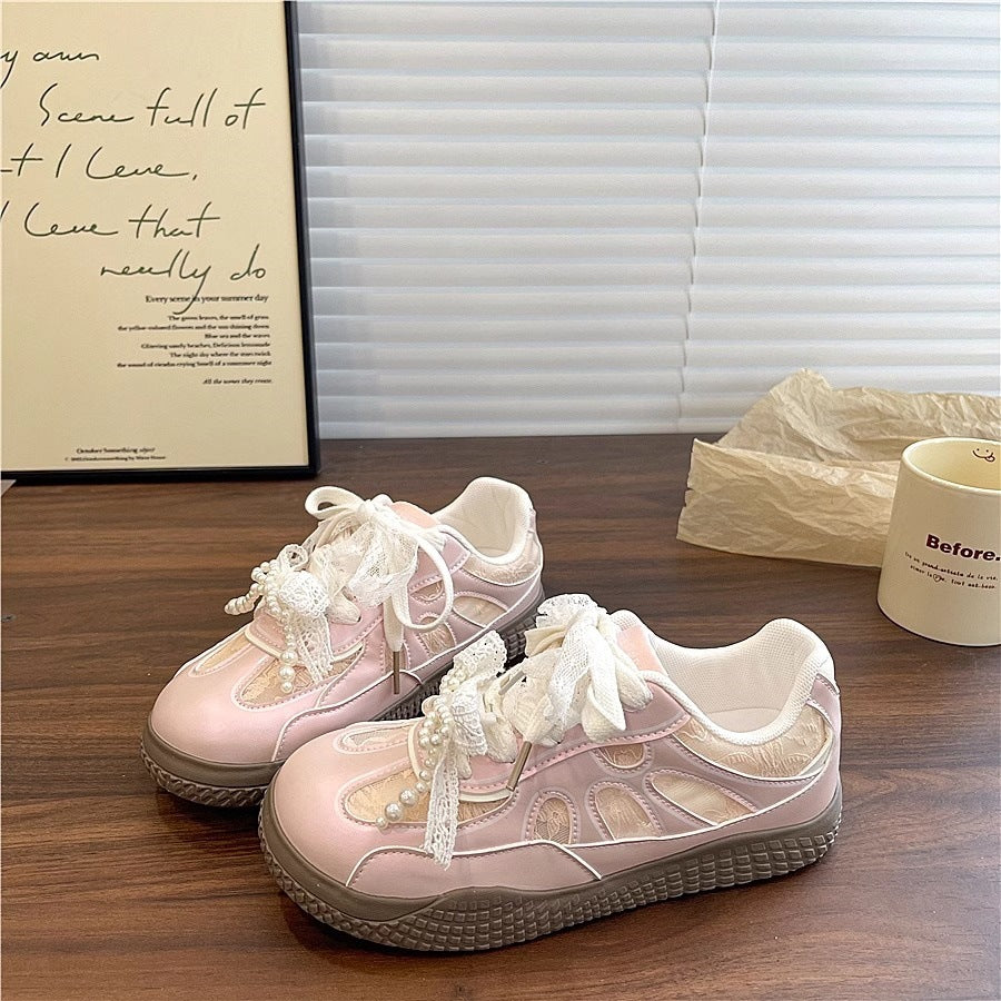 2026 new platform german army trainers (gats) - student style, trendy, versatile white sneakers with front lace-up - wholesale sports & casual shoes