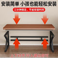 Solid wood computer desk student bedroom home office long table double workstation minimalist gaming desk
