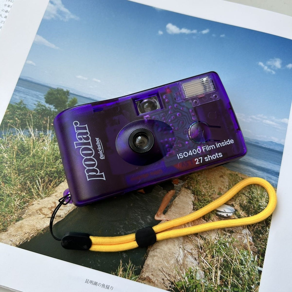 Poolar jelly disposable camera - retro film camera - point and shoot camera - student starter kit - birthday creative gift