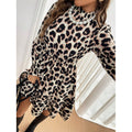 summer european and american cross-border trade style long-sleeved dress