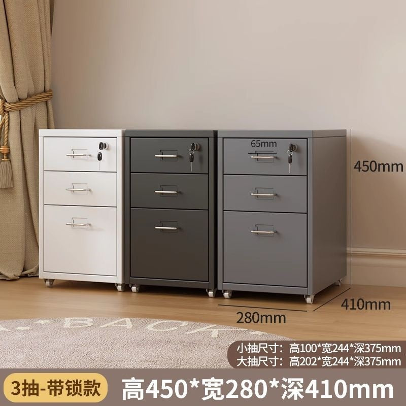 Haiermo cream style eight drawer cabinet movable desk under drawer cabinet living room bedroom room storage dopamine popular