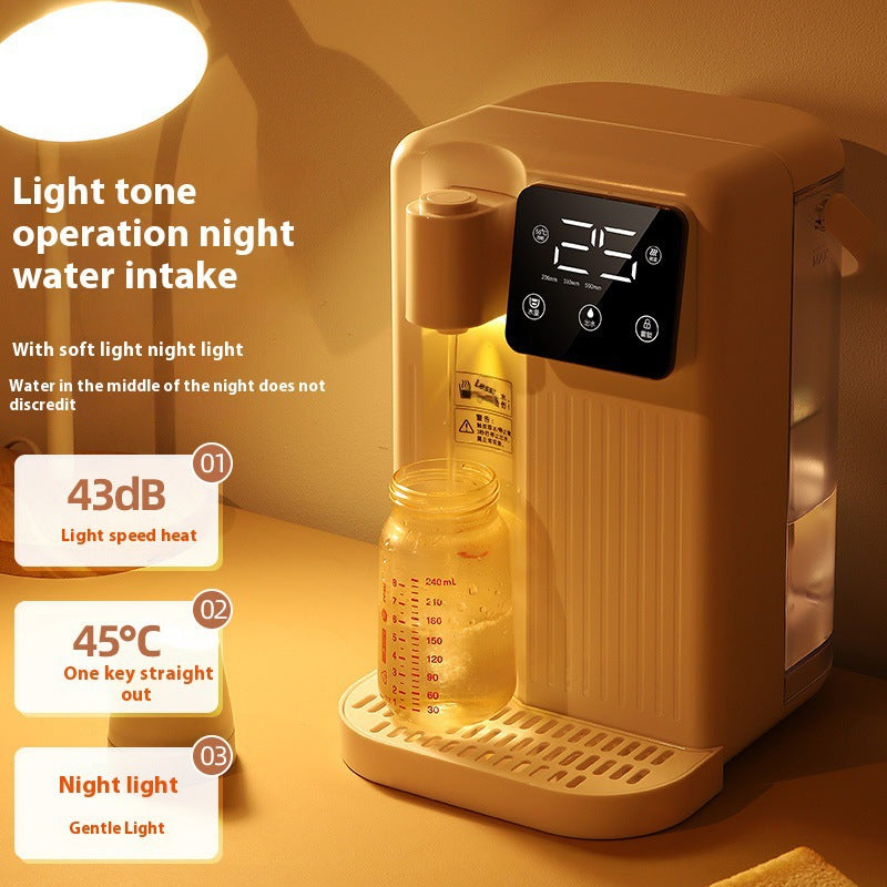 Smart color screen desktop instant hot water dispenser - perfect for formula mixing, tea brewing, and direct drinking. available in us and uk plug options