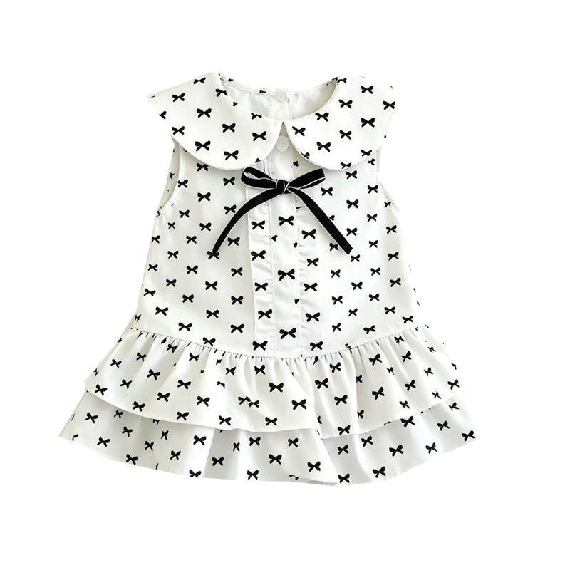 Summer infant cake skirt romper - korean style sleeveless bodysuit dress for baby girls - cute overalls