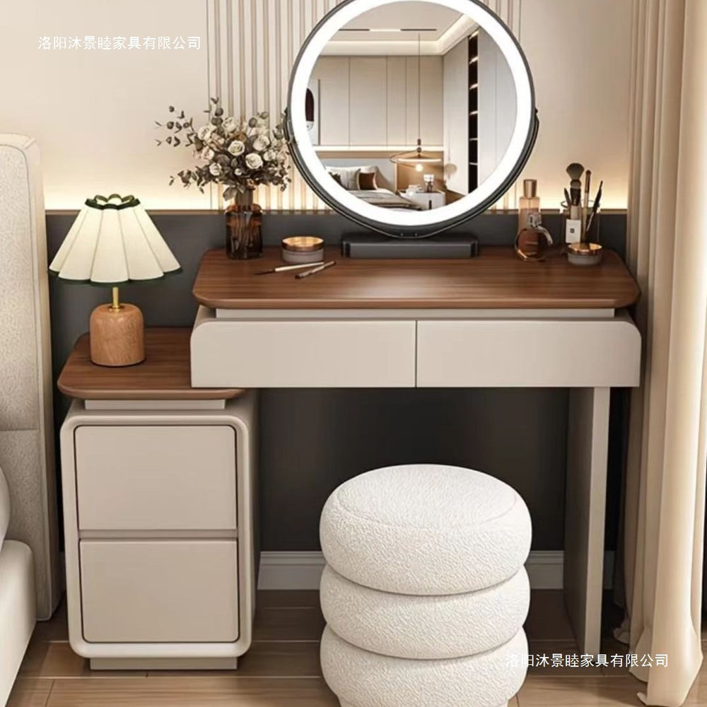 Cosmetic table bedroom medieval style casual modern dressing table chest of drawers all-in-one bedside dressing table accessible luxury cosmetic table