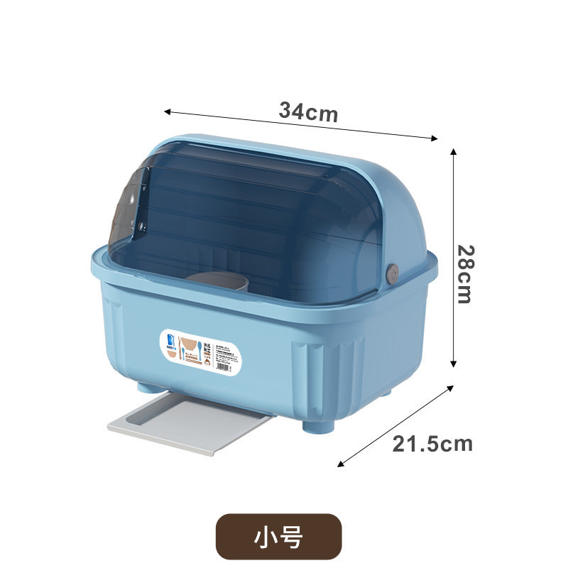 Put the dishes, tableware storage box, bowl box, tableware, kitchen drain rack, dish storage, cupboard rack, drain bowl rack.