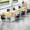 Saint li staff office desk and chair special-shaped employee slot combination office booth financial computer desk
