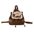 Autumnew arrivalcute backpack girl bearplaideasiest for match backpack large capacity student class work clothing bag trendy