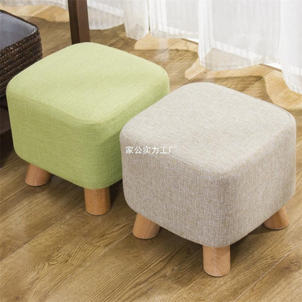 Simple square stool Internet celebrity sofa stool small stool door shoe stool creative stool household sturdy coffee table stool low stool