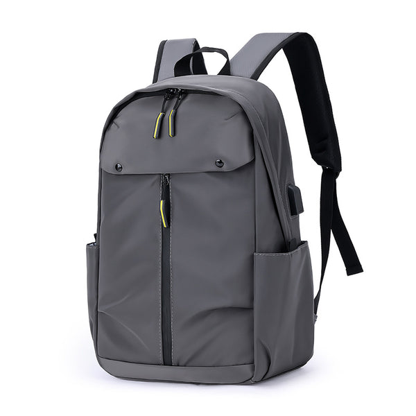 Foreign trade leisure backpack Computer bag Wear-resistant Oxford cloth Male and female students backpack School bag can be printed with logo