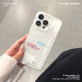 Premium white leather case for apple 17 pro max - transparent white, european & american style iphone 16 protective cover