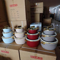 1setfoodwarmer cross-border hot-selling factory direct sales fresh-keeping lunch box thermal insulation bucket golden handle high-grade stainless steel
