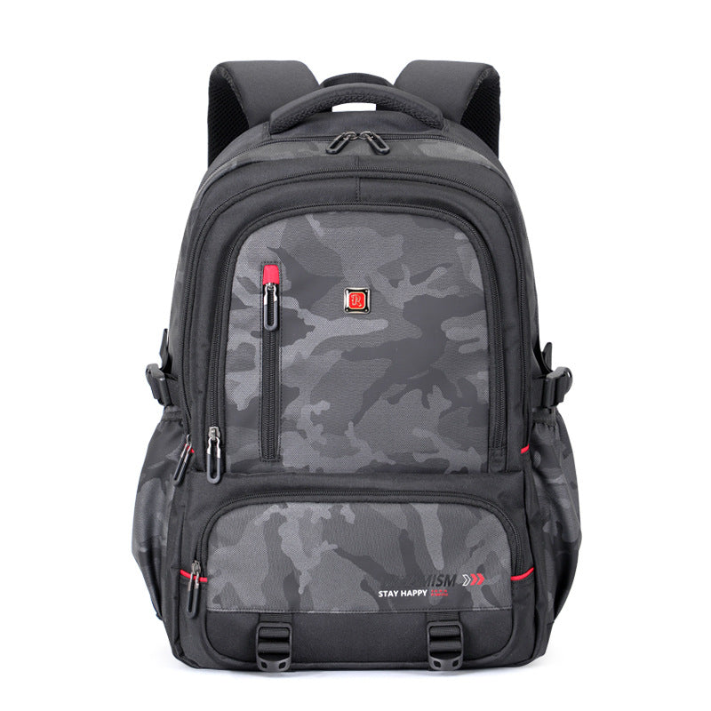Ruipai junior high school student schoolbag for men and women, large-capacity simple backpack for men, reduce the burden on sixth-grade primary school students schoolbag