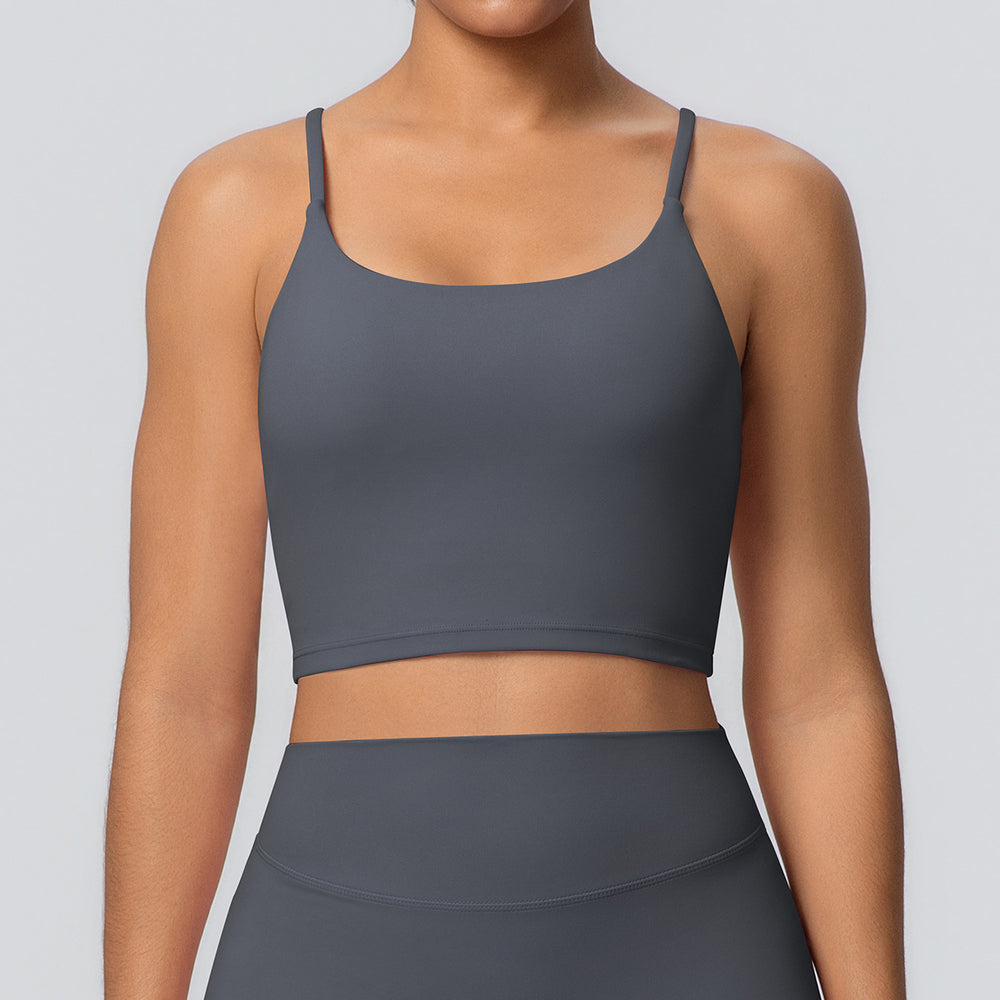 new arrival yoga tops sports intimates with chest pads thin straps beautiful back running fitness vest suspenders yoga clothes