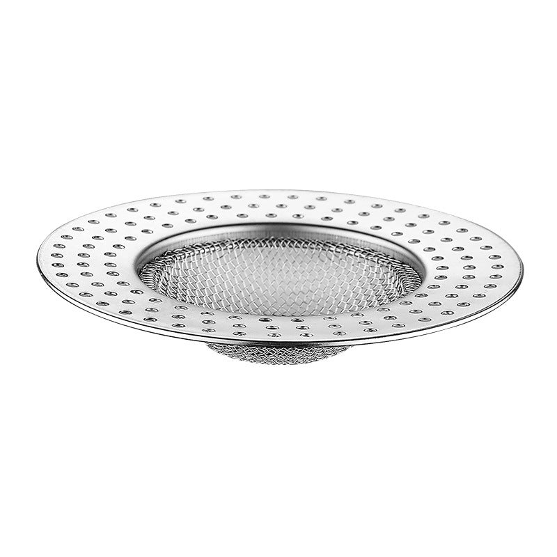 Stainless steel sewer filter toilet toilet floor drain cover floor plug bathroom hair sink anti-blocking artifact
