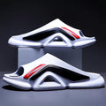 2023new arrival slippers for men summeroutwearthick sole step on shit one-line slippers beach trendyinscasual men's slippers
