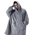 thickened nightgown lazy clothes pullover fleece hooded tv blanket outdoor cold-proof clothes lazy pajamas wholesale