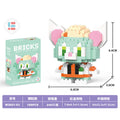 Trendy chinese mahjong diamond micro-particle children's educational building blocks - complete set, birthday gift, wholesale for street vendors