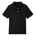 cross-border   kids' everyday casual short-sleeve solid color tops t-shirts polo shirts