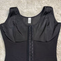new arrival cross-border body shaping jumpsuit body shaping three-breasted zipper tummy control corset 260g hard mesh
