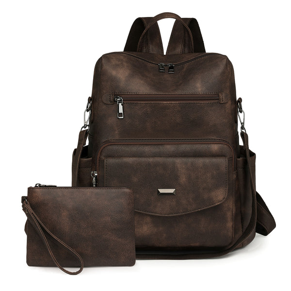 Zhenli new bag  women's backpack large-capacity bag, retro mother and child bag women's bag set batch