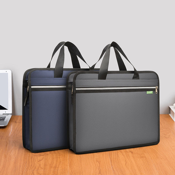Yiyunchen file bag custom portable briefcase briefcase men's and women's business office meeting bag multi-layer waterproof