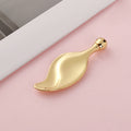 Factory direct leaf-shaped massage facial roller - metal scraping board for face, eye, and neck lifting - wholesale