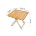 Solid wood folding table - portable dining table - perfect for rentals, simple folding table, square folding table, night market stall table, outdoor folding table