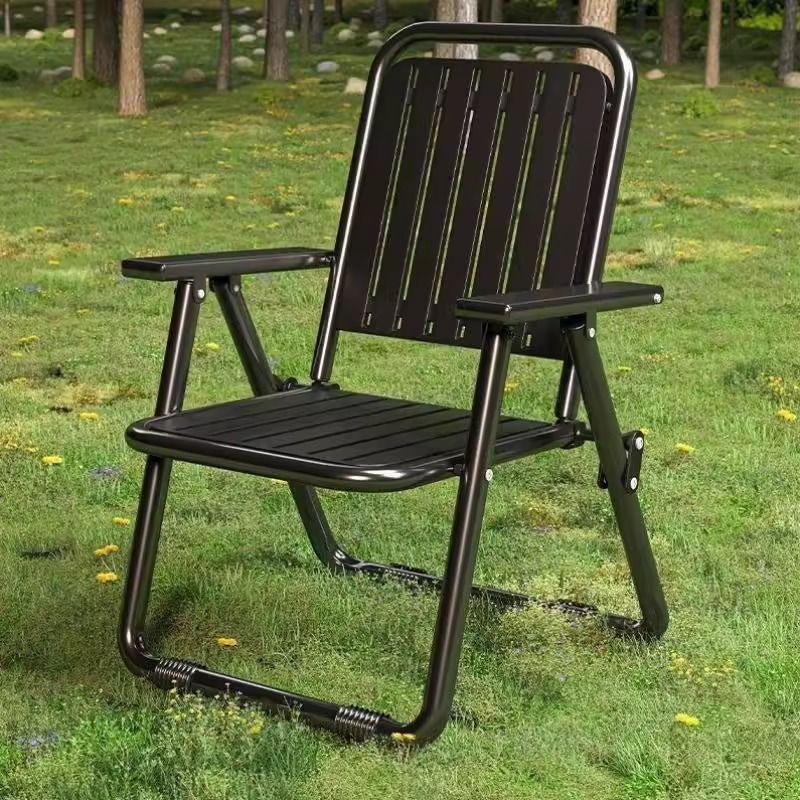 New arrival outdoor armchair courtyard office chair balcony chess and card casual back chair foldable outdoor casual living room