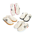Women's anti-odor height increasing platform clogs - summer fashion outdoor beach shoes with detachable diy accessories and waterproof design