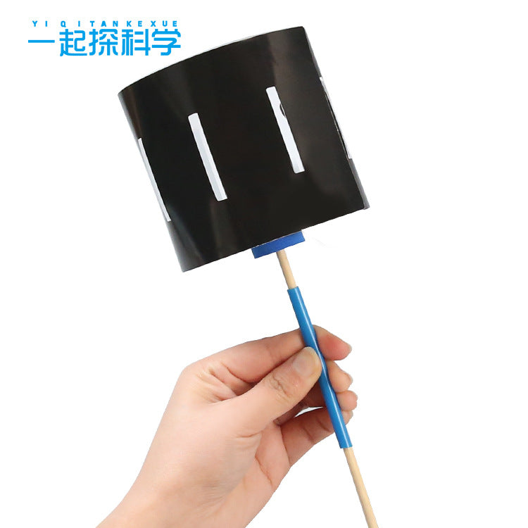 Technology small production Fenach mirror science experimental equipment primary school children's small invention puzzle DIY handmade bag