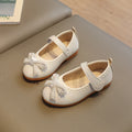 Girls' princess shoes - new spring/autumn  collection: stylish crystal embellished leather shoes for little girls, soft sole flats
