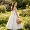 fashion style youth whitecasual style satin sleeveless vest pastoral style back lacepatchworkelegance