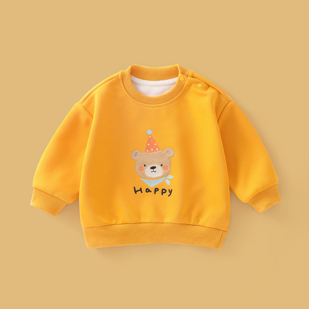 Baby sweatshirt boys and girls autumn clothes long sleeves children's spring autumkids round neck baby style tops bottom shirt