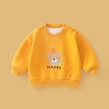 Baby sweatshirt boys and girls autumn clothes long sleeves children's spring autumkids round neck baby style tops bottom shirt