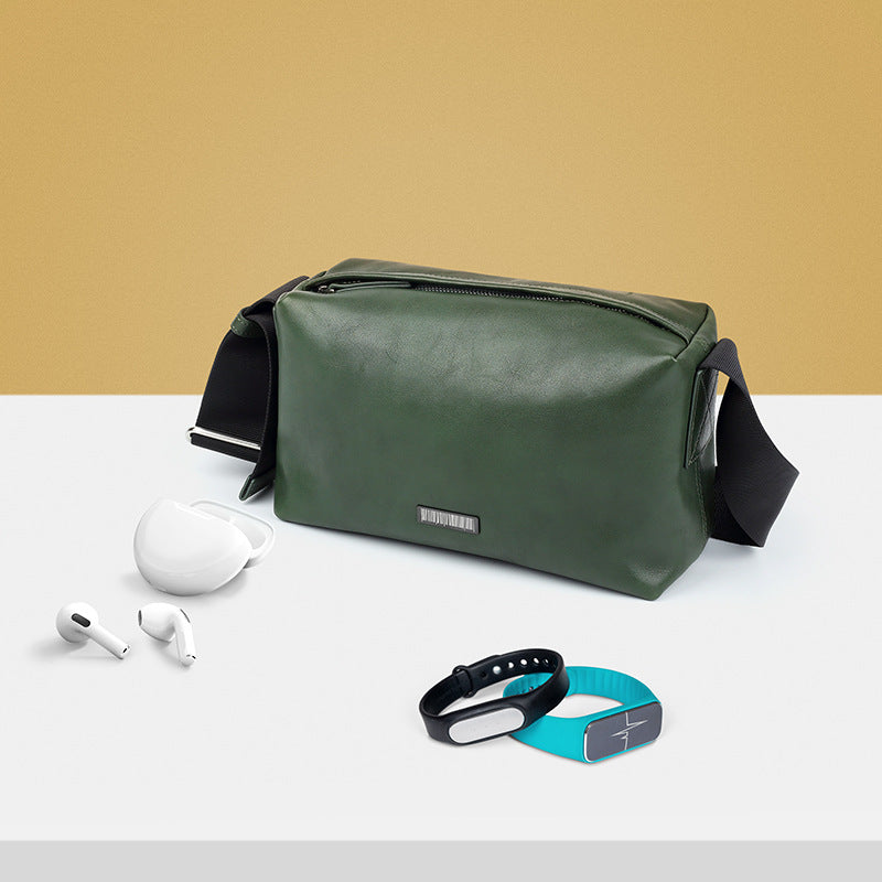 New leather men's bag fashion casual men's messenger bag large capacity first layer cowhide trend men's shoulder bag