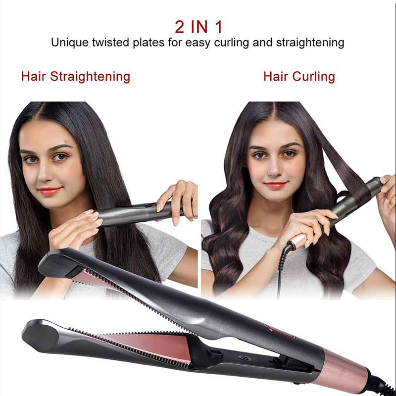 Cross-border explosion Spiral hair straightener Rotating twisting curling iron Automatic curling hair Wave Electric heating Hair temperature control splint