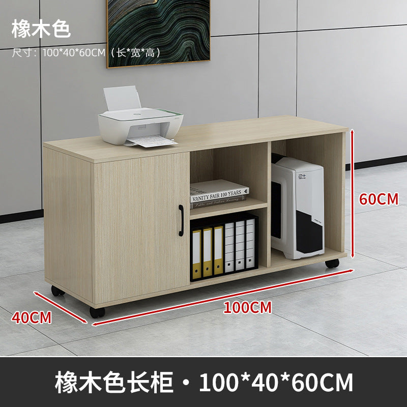 Office desk employee workstation single desk mobile low cabinet minimalist modern office staff computer desk low cabinet