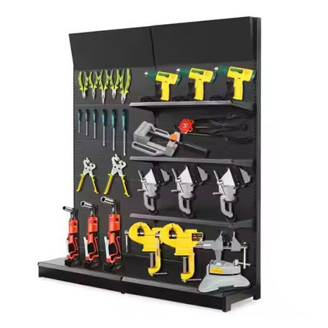 Source Factory Retail Store Display Rack Single and Double Sided Stationery Store Hole Board Rack Shelf Display Rack Display Cabinet