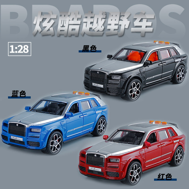 inertial simulation sound and light car model can open the door light music inertial simulation toy car factory direct sales