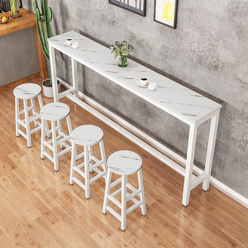Wall-mounted home bar stool, balcony bar stool, high bar stool, bar table, rental apartment long table, commercial bar table and chairs