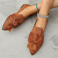 plus size spring autum pointed toe flatsflats new arrivalplus size fly woven slip-on casualflats women's shoes