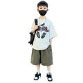 Boys' cargo shorts - lightweight summer style, short sleeve, casual shorts for kids, new  trendy athletic shorts