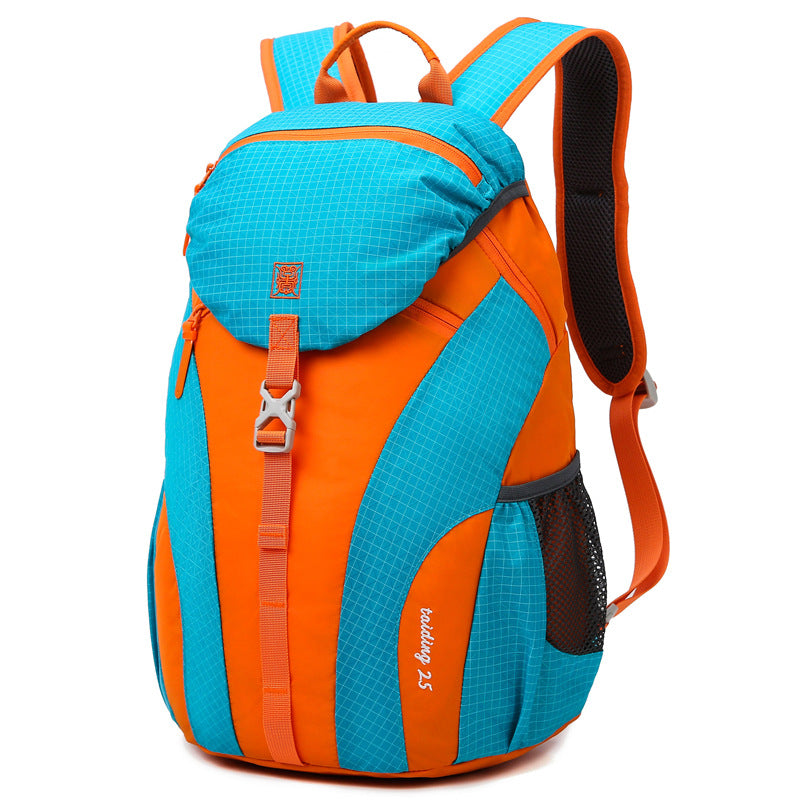 Outdoor leisure sports cycling hiking backpack backpack large capacity nylon backpack mountaineering bag wholesale