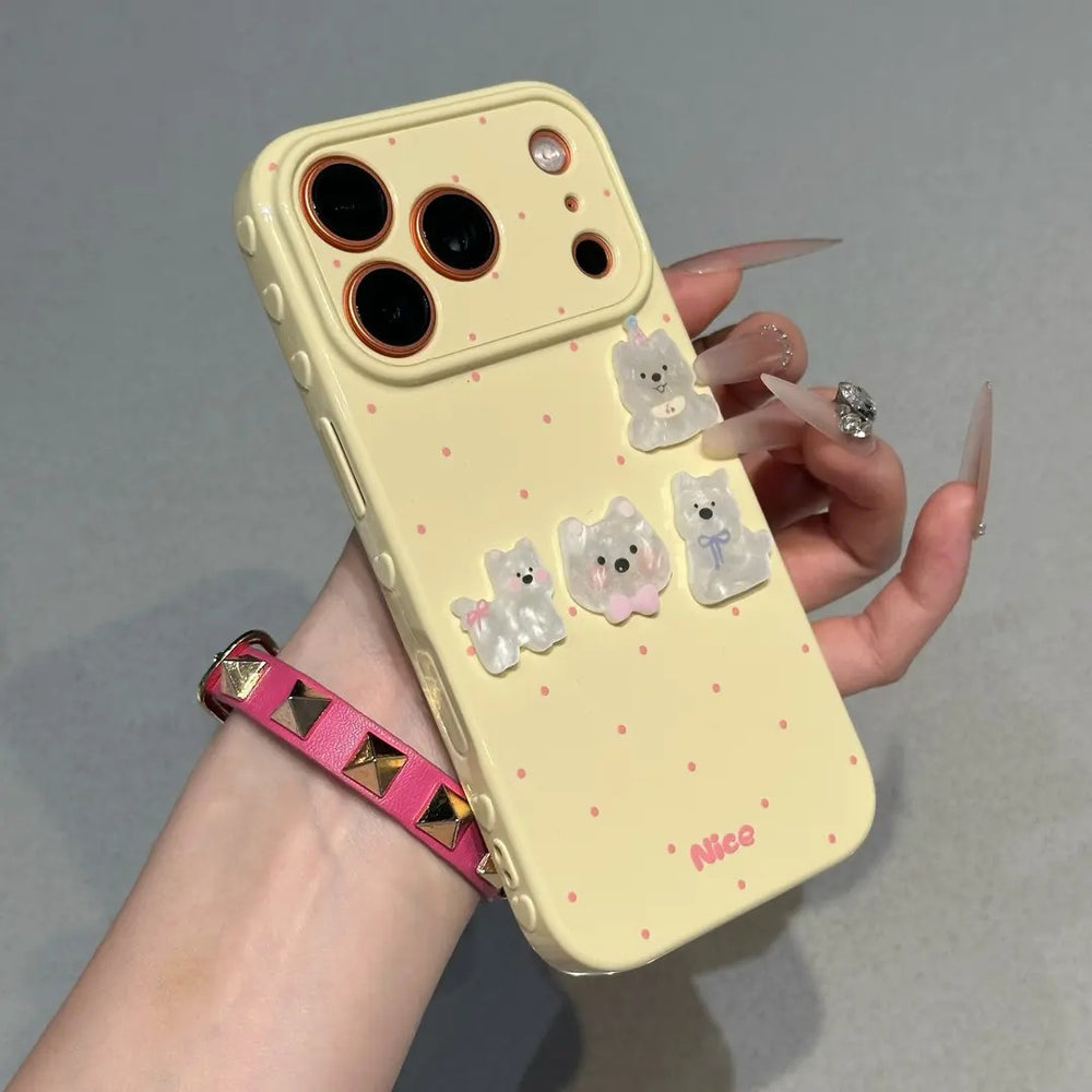 West highland side love suitable for apple 17iphone16/15 large window protective case apple 17promax