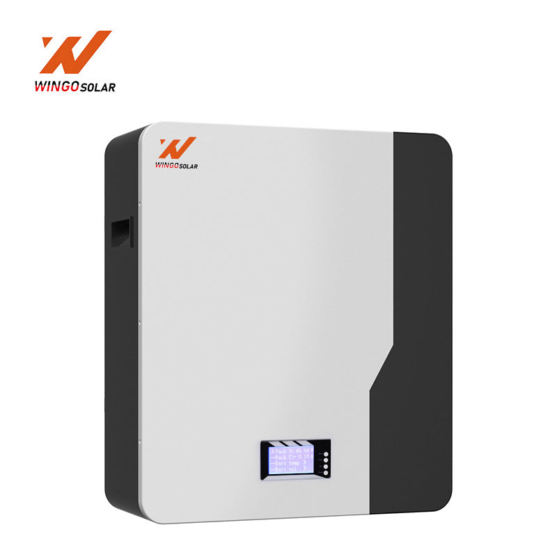 WingoSolar wall mounted 4.8-10 KWH lithium iron phosphate energy storage battery