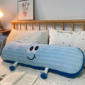 Cute long pillow bedroom pillow girl sleeping bed leg clamp side sleeping bedside cushion boy's large pillow