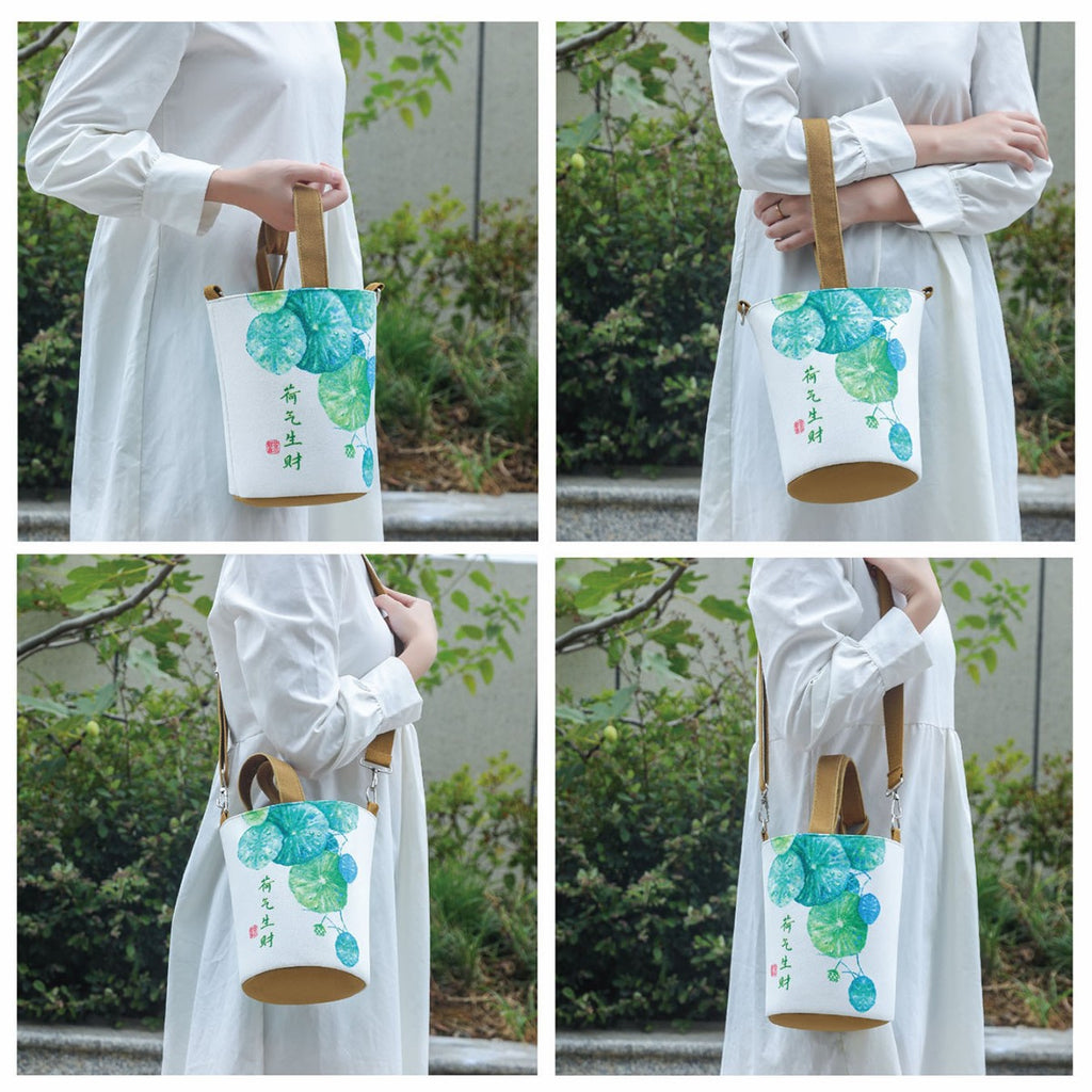 New money bag canvas bag lucky girls messenger handbag storage bag shoulder bag