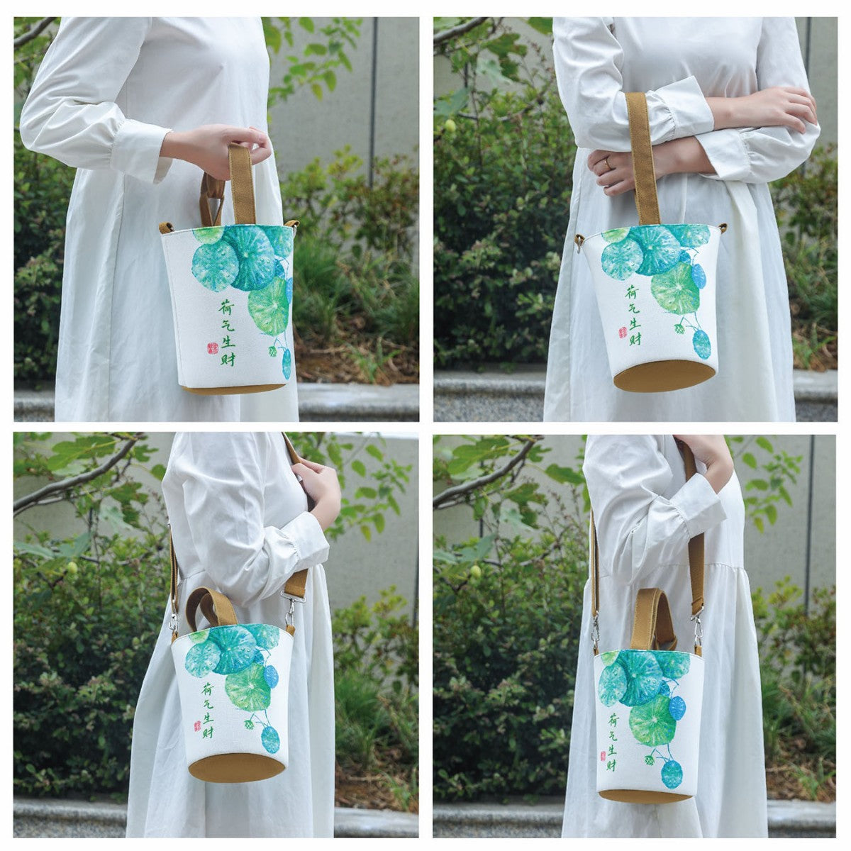 New money bag canvas bag lucky girls messenger handbag storage bag shoulder bag