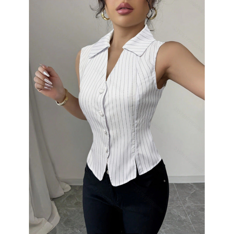Aliexpress 1688 independent station in stock women's french elegancestripes eleganceshirt